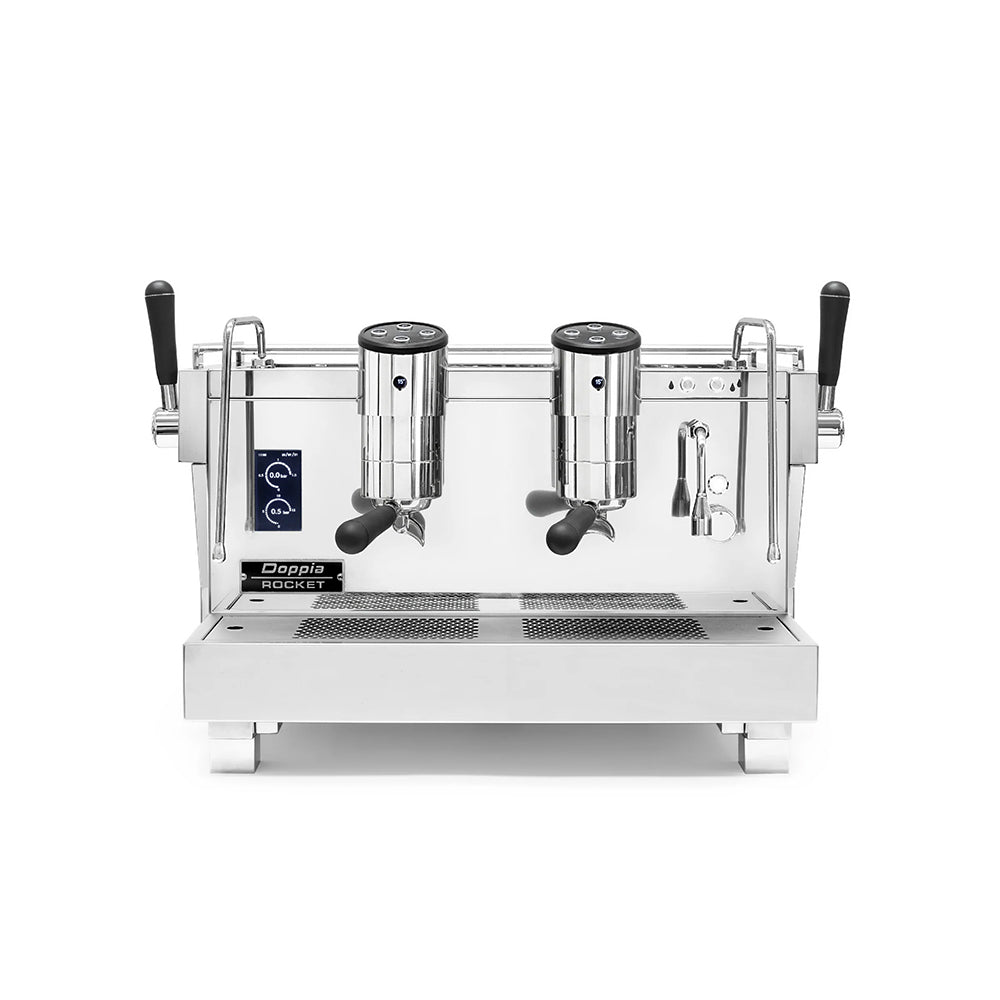 Rocket Espresso Milano Rocket Re Doppia 2 Group commercial espresso machine in stainless steel