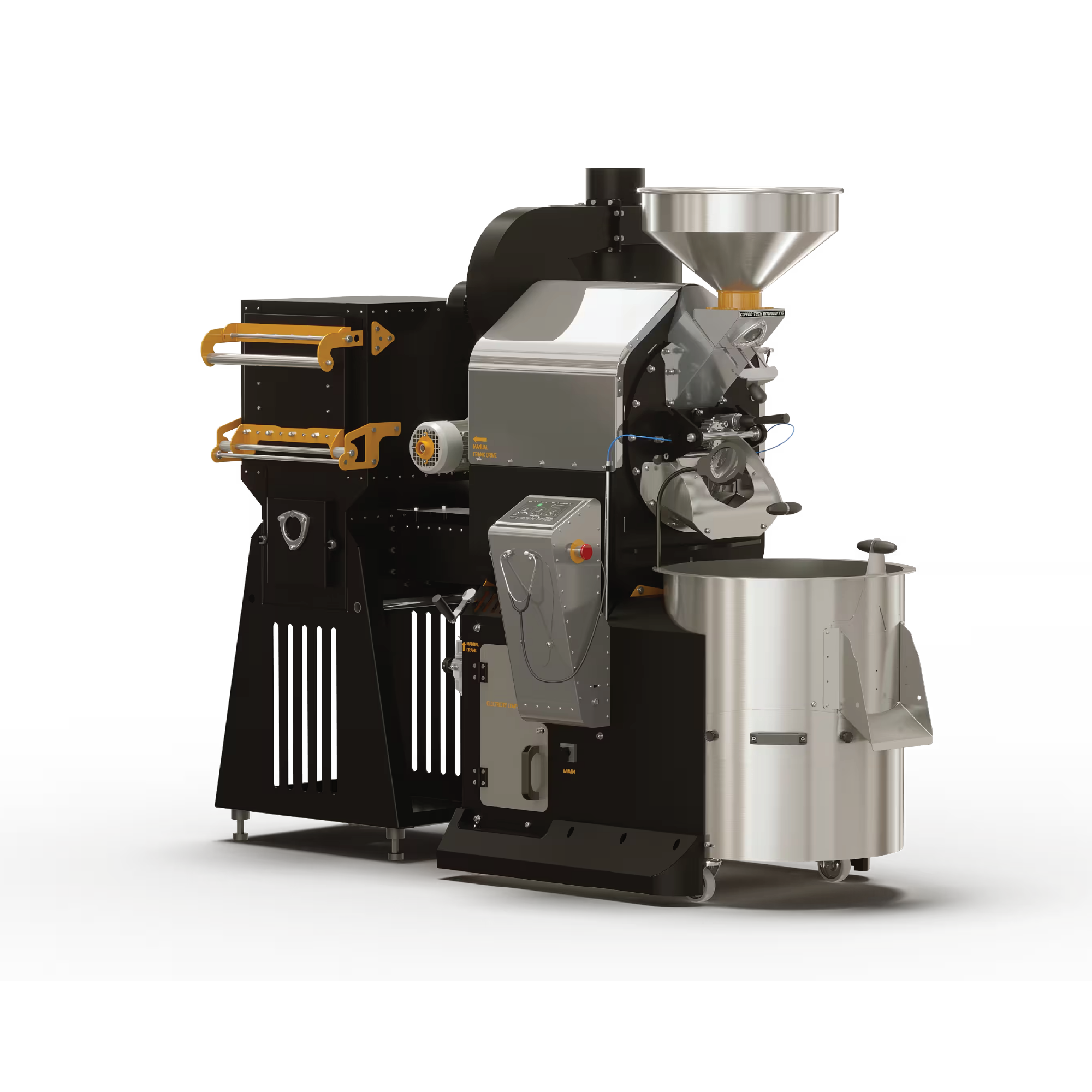 CoffeeTech Ghibli R15 Firewood Commercial Roaster - Que Coffee