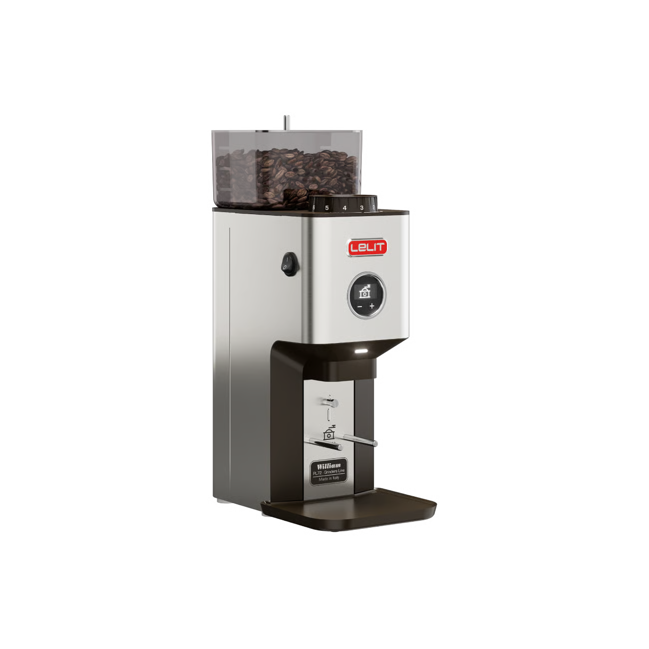 Lelit William Coffee Grinder Brushed Stainless Steel