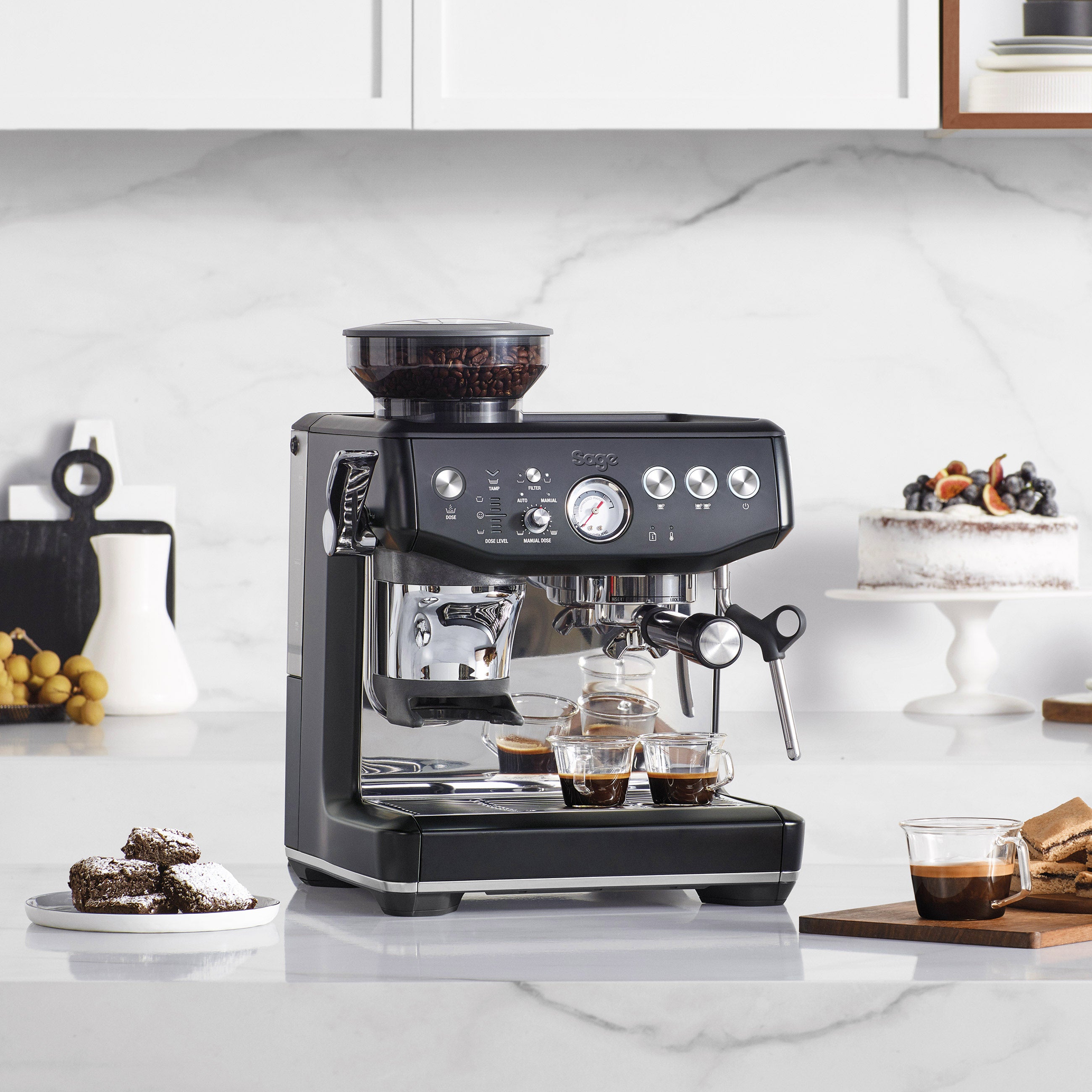 Sage the Barista Express™ Impress Coffee Machine - Que Coffee
