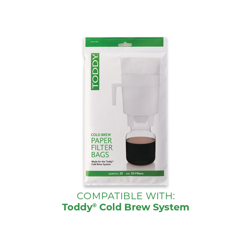 Toddy OS Paper Filter Bag - Que Coffee
