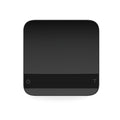 Acaia Lunar 2021 black digital scale with sleek square design and touch controls