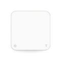 Acaia Pearl 2021 white digital coffee scale with minimalist design and touch controls