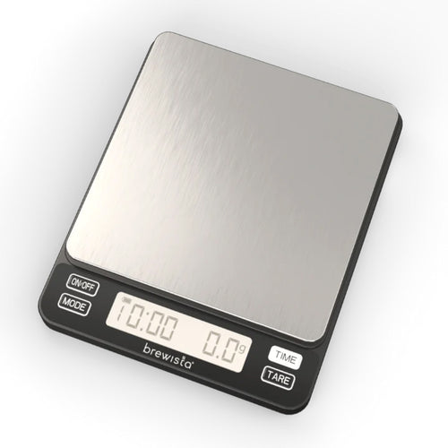 Brewista Smart Scale II digital coffee scale with stainless steel platform and LCD timer display
