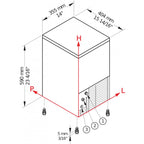 Brema Ice Cube Maker CB 184 A HC 21KG - Que Coffee