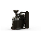 Commercial coffee roaster machine by Coffee-Tech Engineering in black with control panel and cooling system