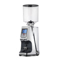 Eureka Atom Specialty 75 coffee grinder machine with digital display and transparent bean hopper