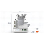 Coffee-Tech Engineering FZ94 Pro Lab Roaster with compact design and precise control panel for small batch coffee roasting