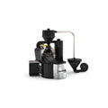 Coffee-Tech Engineering Ghibli R60 commercial coffee roaster in black with metal components