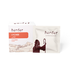 Herder Coffee Roastery Drip Coffee Lychee Pack with Colombia coffee in white and orange packaging