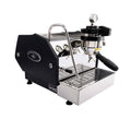 La Marzocco GS3 MP espresso machine with stainless steel and black finishes for professional coffee brewing
