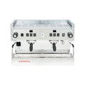 La Marzocco Linea Classic S stainless steel espresso machine with dual group heads and steam wands