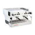 La Marzocco Linea Classic S stainless steel commercial espresso machine with dual group heads and steam wands
