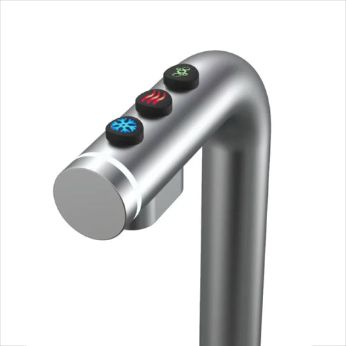 Marco FRIIA HCS Plus under counter boiler faucet with temperature control buttons for hot and cold water