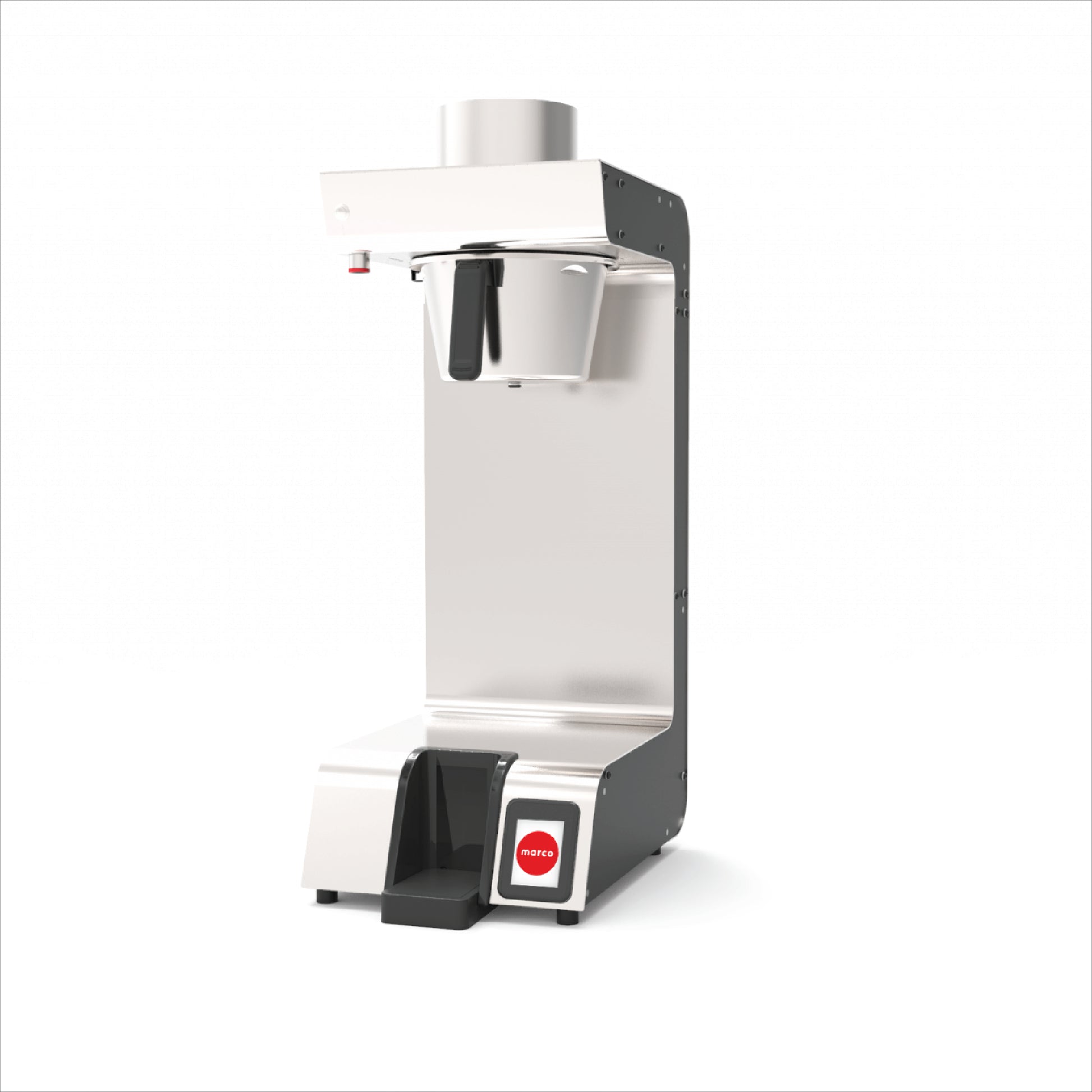 Marco Jet Single 2.8K coffee maker with sleek stainless steel design and compact build
