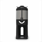 Marco Jet URN 6L coffee maker in black and stainless steel with front spout and drip tray