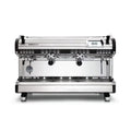 Nuova Simonelli Aurelia Wave Volumetric stainless steel commercial espresso machine with dual group heads