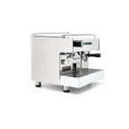 Rocket Espresso Boxer Tank stainless steel espresso machine with dual group heads and modern design