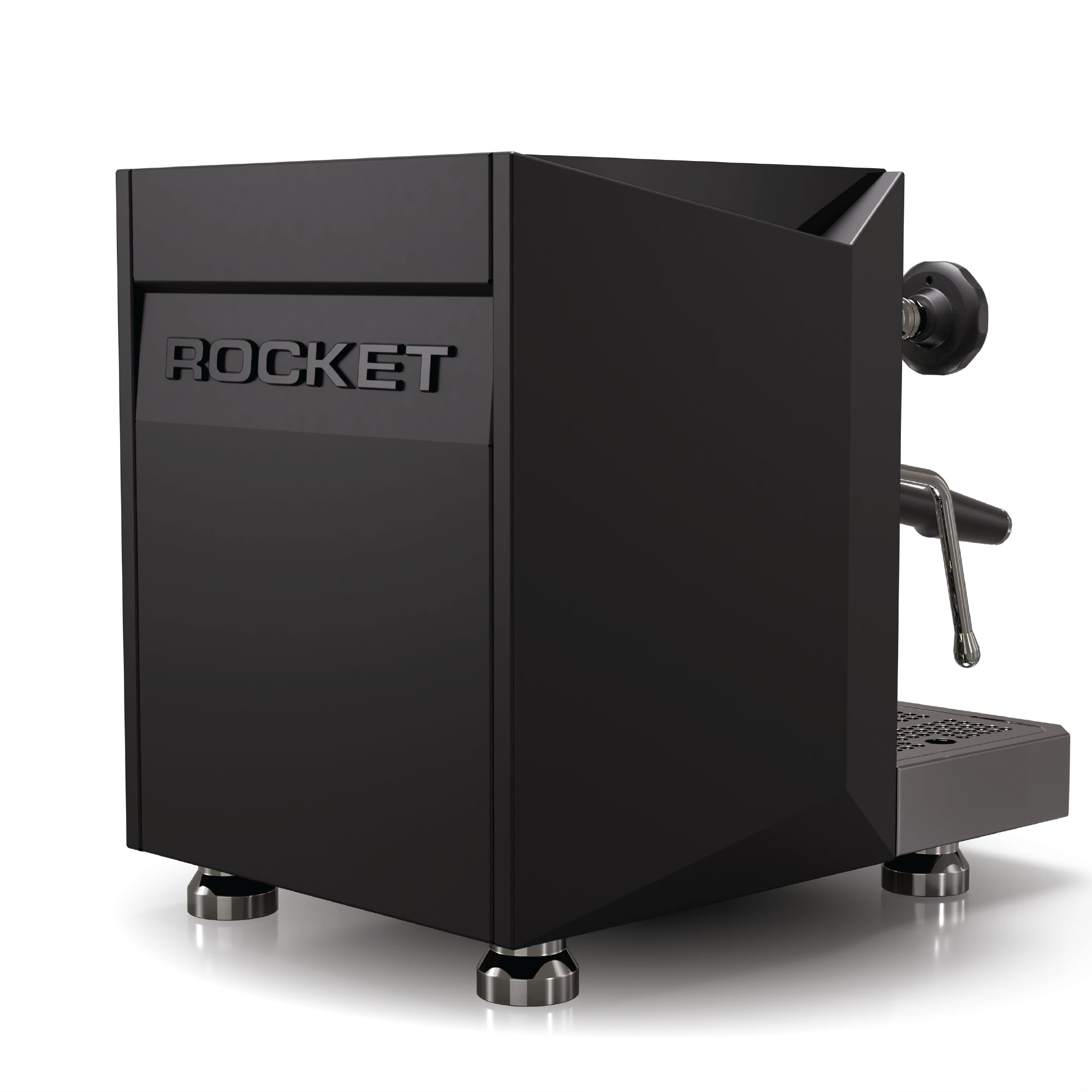 Rocket Giotto V Fast espresso machine in sleek black finish by Rocket Espresso Milano