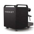 Black Rocket Mozzafiatto V Fast espresso machine by Rocket Espresso Milano with sleek modern design