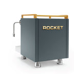 Rocket R58 SERIE GRIGIA used espresso machine by Rocket Espresso Milano in gray with gold accents