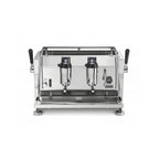 Rocket Espresso Milano Rocket R9 V 2 Group commercial espresso machine with stainless steel body