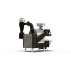 Coffee-Tech Engineering Solar ECO Shop Roaster black and silver commercial coffee roaster machine