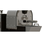 Coffee-Tech Engineering Solar Shop Roaster with perforated metal side panel and front loading door