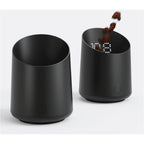 Subminimal Subscale black digital coffee bean scale with LED display and modern minimal design