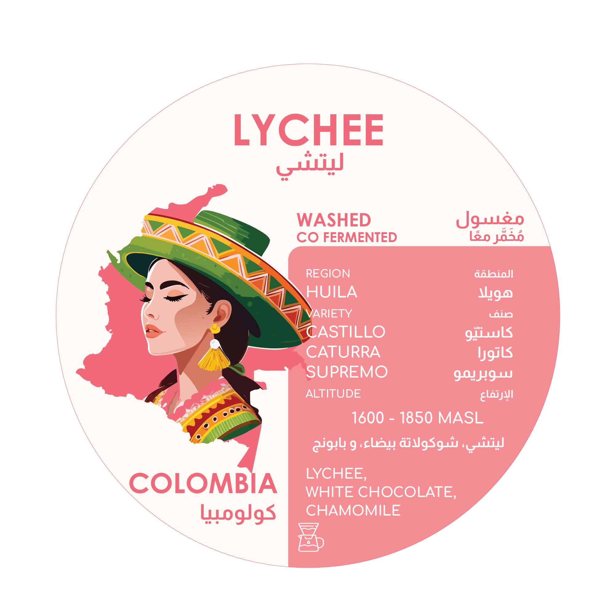 Herder Coffee Roastery Lychee Colombia