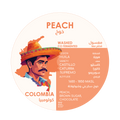 Herder Coffee Roastery Peach Colombia - Que Coffee