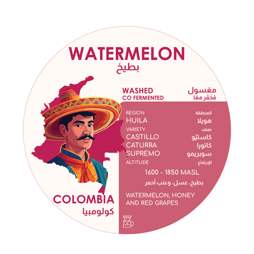 Herder Coffee Roastery Watermelon Colombia - Que Coffee