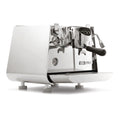 Victoria Arduino E1 Prima EXP Pure Brew espresso machine with sleek stainless steel design and portafilter handle