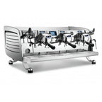 Victoria Arduino VA388 Black Eagle Gravitech modern stainless steel commercial espresso machine with three group heads